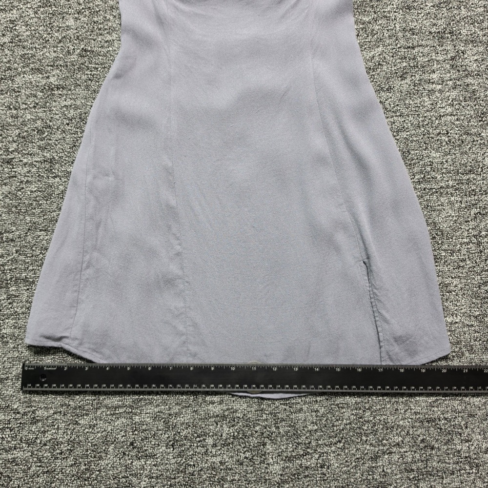 Aritzia Wilfred Mini Dress Womens 6 Lilac Puff Sleeve Sweetheart‎ Smocked - Picture 12 of 14